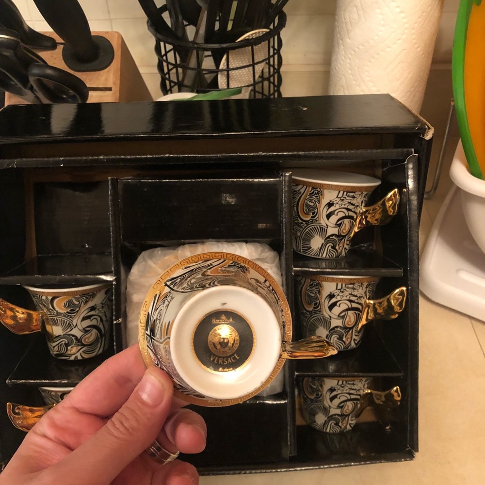 Versace Rosenthal Medusa Cup Set